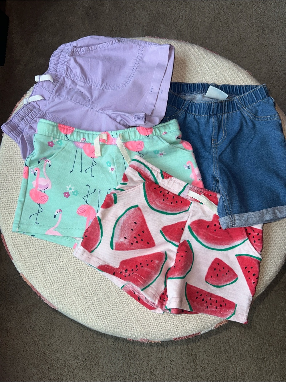 Lot of Girls Shorts Carter’s, Cat&Jack & Jumping Beans.  Size 5T